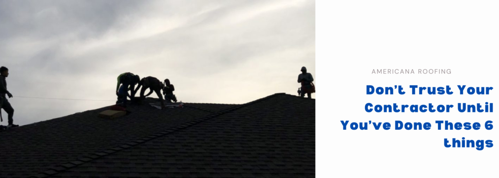 Choosing a roofing contractor in North Texas — Americana Roofing
